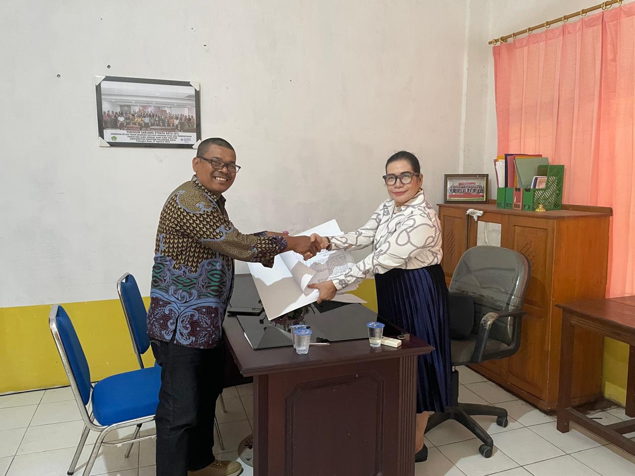 Kerjasama dengan Universitas Kristen Palangkaraya