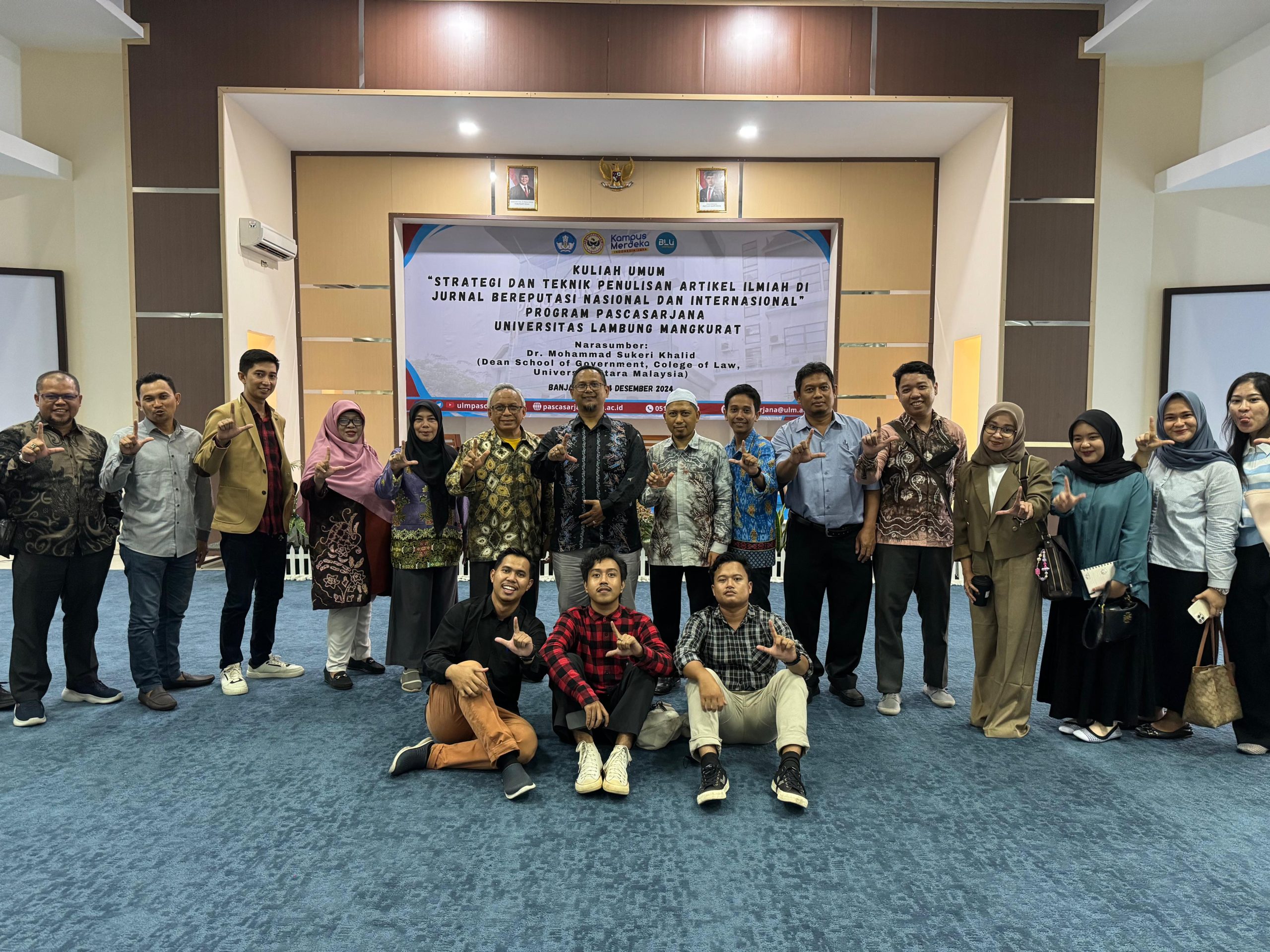 Kuliah Umum Bersama Dr. Mohammad Sukeri Khalid Dari Dean School of Government (SoG) Colege of Law, Universiti Utara Malaysia
