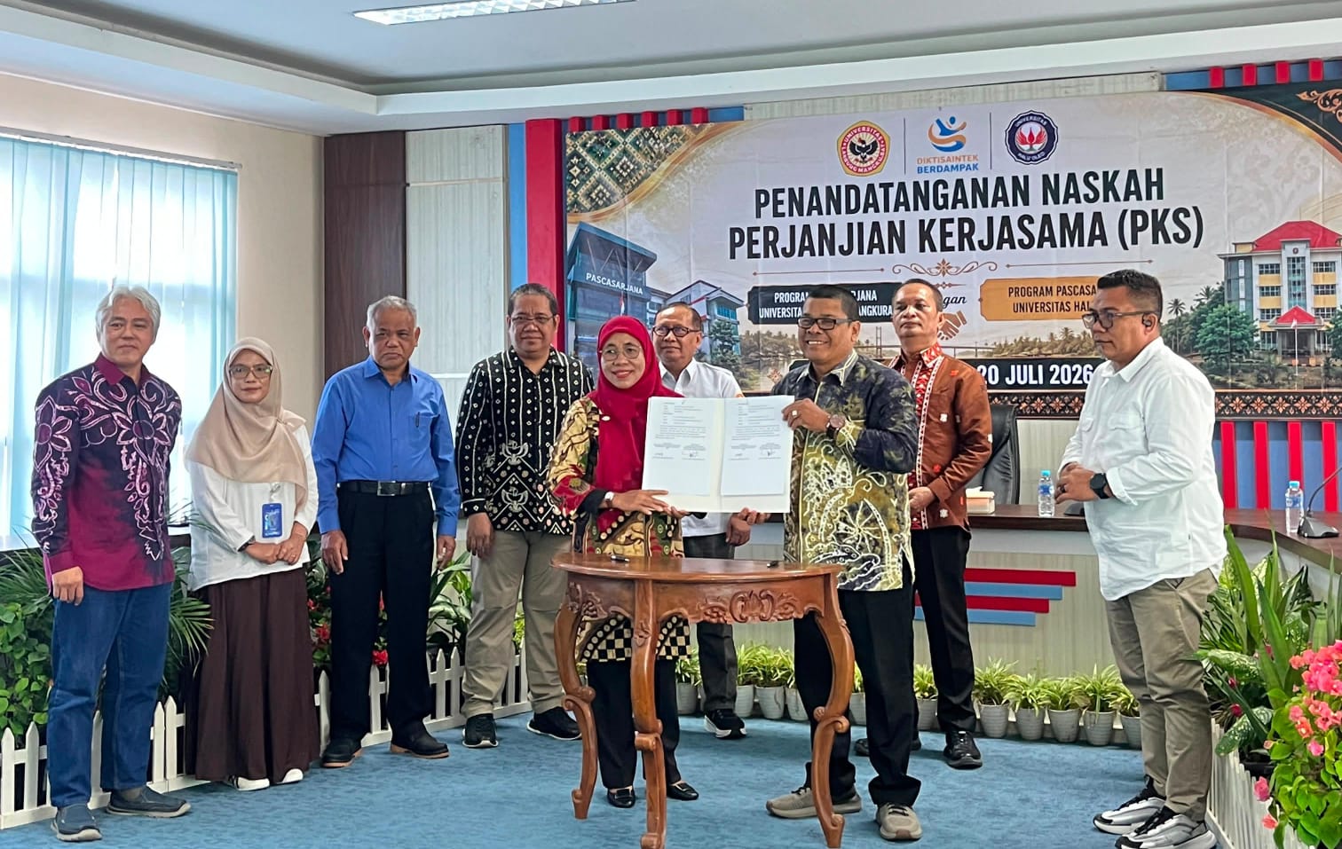 KERJA SAMA PRODI MAP FISIP ULM BERSAMA UNIVERSITAS HALU OLEO